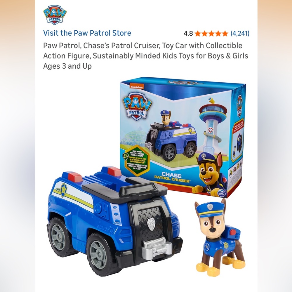 Paw Patrol, Chase’s Patrol Cruiser